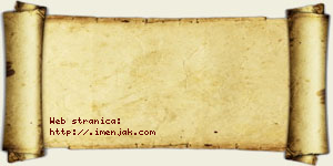 Joakim Pečanin vizit kartica